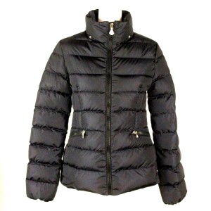 モンクレール MONCLER ダウンジャケット サイズ12　152cm レディース SABY(サビー) ダークネイビー 長袖/秋/冬【中古】20240512