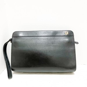 ダンヒル dunhill/ALFREDDUNHILL セカンドバッグ レディース - 黒 レザー【中古】20240511