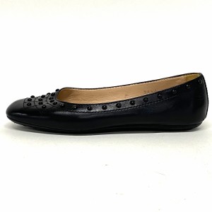 トッズ TOD'S フラットシューズ 34　1/2　A レディース - 黒 レザー【中古】20240511