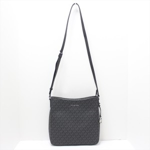 マイケルコース MICHAEL KORS ショルダーバッグ レディース 美品 - 35F8STVM7B 黒×グレー PVC(塩化ビニール)×レザー【中古】20240514