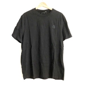 モンクレール MONCLER 半袖Tシャツ サイズL メンズ - 黒【中古】20240514