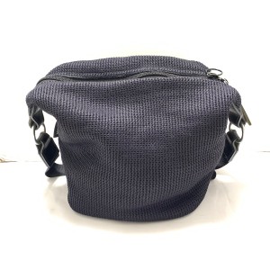 バッグンナウン BAG'n'NOUN ショルダーバッグ レディース 美品 - 黒 化学繊維×レザー【中古】20240528