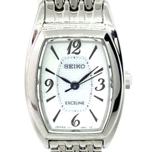 セイコー SEIKO 腕時計 EXCELINE(エクセリーヌ) V117-0AS0 レディース 白【中古】20240502