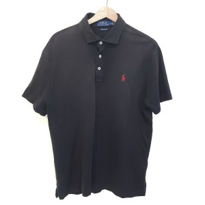 ポロラルフローレン POLObyRalphLauren 半袖ポロシャツ サイズLG L メンズ - 黒【中古】20240510