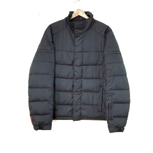 プラダスポーツ PRADA SPORT ダウンジャケット サイズ56 XL メンズ - 黒 長袖/冬【中古】20240510