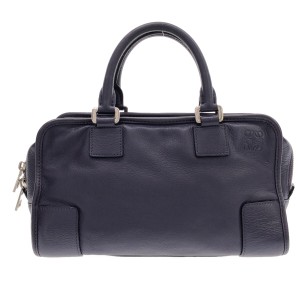 ロエベ LOEWE ハンドバッグ レディース アマソナ28 352.30.N03 パープル レザー【中古】20240510