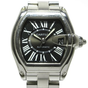 カルティエ Cartier 腕時計 ロードスターLM W62041 メンズ 黒【中古】20240430