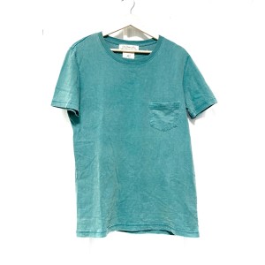 レミ レリーフ REMI RELIEF 半袖Tシャツ サイズL メンズ - ブルーグリーン クルーネック【中古】20240518