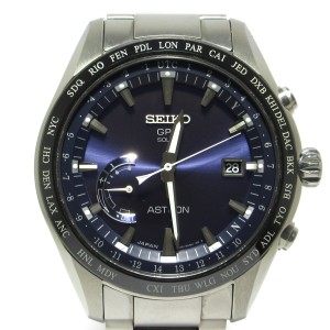 セイコー SEIKO 腕時計 ASTRON(アストロン) 8X22-0AG0-2 メンズ セラミックベゼル/GPS/電波 ダークネイビー【中古】20240503