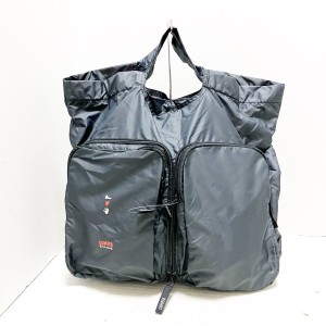 カンペール CAMPER ショルダーバッグ レディース - 黒×レッド×白 For hands/折りたたみ ナイロン【中古】20240509