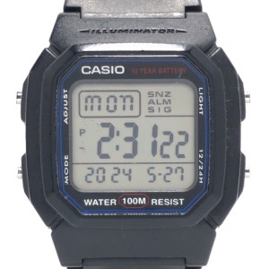 カシオ CASIO 腕時計 - W-800H メンズ 白【中古】20240601