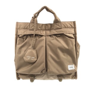 ポーター PORTER/吉田 トートバッグ レディース 美品 2WAY TOTE BAG 381-19814 サンドストーン HYKE x PORTER ナイロン【中古】20240531