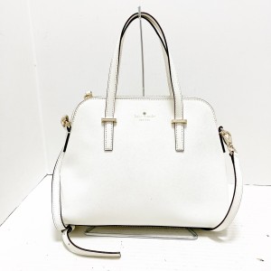 ケイトスペード Kate spade ハンドバッグ レディース - PXRU4471 白 レザー【中古】20240607