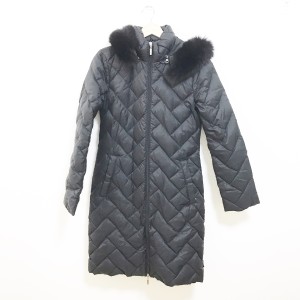 モンクレール MONCLER ダウンコート サイズ00 XS レディース 美品 MELANIE(メラニー) 黒 長袖/キルティング/冬【中古】20240523