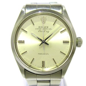 ロレックス ROLEX 腕時計 エアキング 5500 メンズ SS/9コマ シルバー【中古】20240513