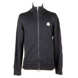 モンクレール MONCLER ジャージ サイズXS メンズ MAGLIA CARDIGAN ダークネイビー 長袖/ジップアップ【中古】20240507