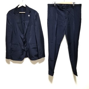 ラルディーニ lardini シングルスーツ メンズ - ダークネイビー【中古】20240524