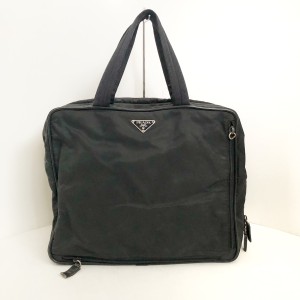 プラダ PRADA ビジネスバッグ レディース - 黒 本体ロックなし ナイロン【中古】20240524