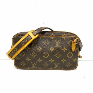 ルイヴィトン LOUIS VUITTON ショルダーバッグ モノグラム レディース ポシェットマルリーバンドリエール M51828 -【中古】20240520