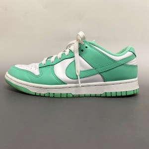 ナイキ NIKE スニーカー レディース - DD1503-105 白×ライトグリーン レザー【中古】20240519