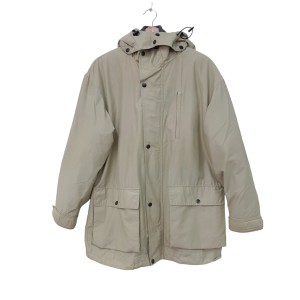 アクアスキュータム Aquascutum コート メンズ 美品 - ライトグリーン×ダークグレー 長袖/秋/冬【中古】20240514