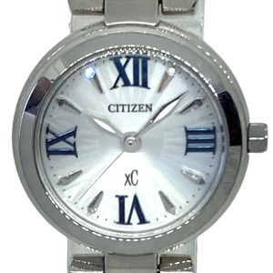 シチズン CITIZEN 腕時計 XC(クロスシー) E031-T014267 レディース ライトグレー【中古】20240515