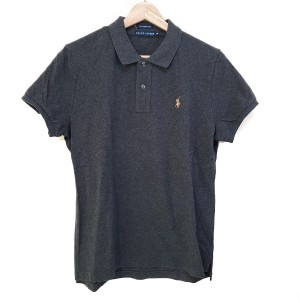 ラルフローレン RalphLauren 半袖ポロシャツ サイズXXL XL メンズ 美品 - ダークグレー【中古】20240521