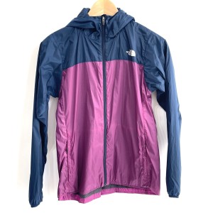 ノースフェイス THE NORTH FACE ブルゾン サイズM レディース 美品 ネイビー×ピンク ジップアップ/春・秋物【中古】20240522