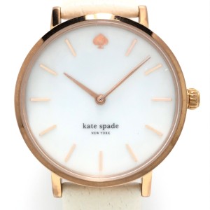 ケイト Kate spade 腕時計 - 0012 レディース 白【中古】20240518