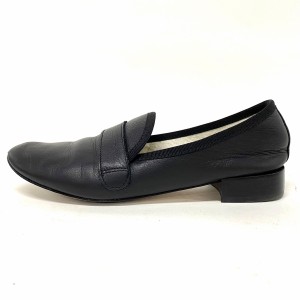 レペット repetto ローファー 37　1/2 レディース - 黒 レザー【中古】20240518