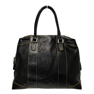 フェンディ FENDI ハンドバッグ レディース - 8BL096 黒 エナメル（レザー）【中古】20240601