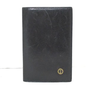 ダンヒル dunhill/ALFREDDUNHILL 名刺入れ レディース - 黒 レザー【中古】20240521