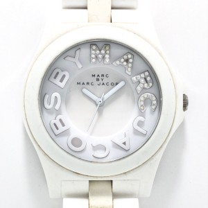 マークジェイコブス MARC BY MARC JACOBS 腕時計 - MBM4523C レディース 白【中古】20240606