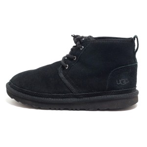 アグ UGG ショートブーツ JAPAN 23.5 レディース - 1017320K 黒 ムートン【中古】20240531