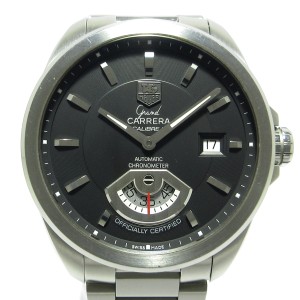 タグホイヤー TAG Heuer 腕時計 グランドカレラ キャリバー6 WAV511A.BA0900 メンズ SS/裏スケ 黒【中古】20240520