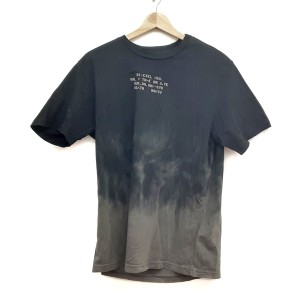 ディーゼル DIESEL 半袖Tシャツ メンズ 美品 - 黒×ダークグレー クルーネック【中古】20240522