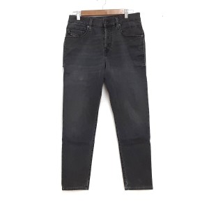 ディーゼル DIESEL ジーンズ サイズ28 メンズ D-FINING-CHINO 黒 フルレングス【中古】20240522