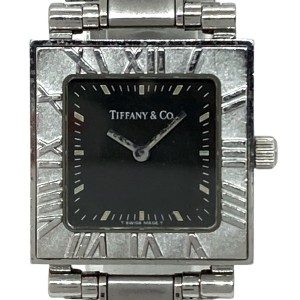 ティファニー TIFFANY&Co. 腕時計 アトラススクエア レディース 黒【中古】20240529