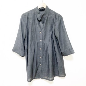 アクアスキュータム Aquascutum チュニック レディース ダークグレー【中古】20240530