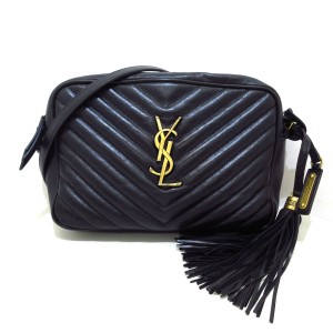 サンローランパリ SAINT LAURENT PARIS ショルダーバッグ レディース ルー カメラバッグ 520534 黒 レザー【中古】20240520