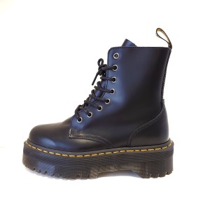 ドクターマーチン Dr.Martens ショートブーツ 38 EU レディース - 黒 レースアップ レザー【中古】20240616