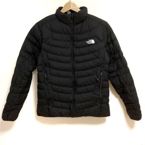 ノースフェイス THE NORTH FACE ダウンジャケット サイズS レディース - 黒 長袖/冬【中古】20240611