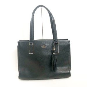 ケイトスペード Kate spade トートバッグ レディース - PXRU8396 黒 レザー【中古】20240606