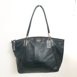 コーチ COACH ショルダーバッグ レディース - F34494 黒 レザー【中古】20240607