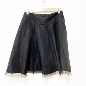 エムズグレイシー M'S GRACY スカート サイズ40 M レディース - 黒 ひざ丈【中古】20240603