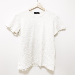 トリココムデギャルソン tricot COMMEdesGARCONS 半袖カットソー レディース - 白 クルーネック/リボン【中古】20240530