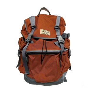 エルエルビーン L.L.Bean リュックサック レディース - ブラウン×ダークグレー ナイロン【中古】20240602