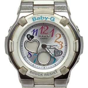 カシオ CASIO 腕時計 Baby-G BGA-116 レディース ハート シルバー【中古】20240605