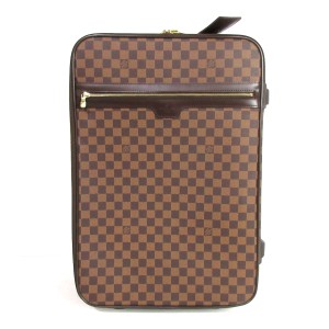 ルイヴィトン LOUIS VUITTON キャリーバッグ ダミエ レディース ペガス60 N23255(新型) エベヌ ダミエ･キャンバス【中古】20240605