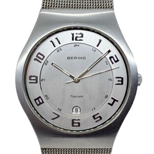 ベーリング BERING 腕時計 美品 - 11937-000 メンズ シルバー【中古】20240605